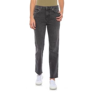 Free People Black Clean Girlfriend Jeans 26R NWT